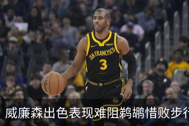 威廉森出色表现难阻鹈鹕惜败步行者